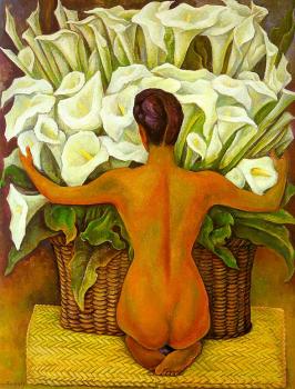 疊戈 裡維拉 Nude with Calla Lilies,Desnudo con alcatraces 疊戈 裡維拉 Nude with Calla Lilies,Desnudo con alcatraces